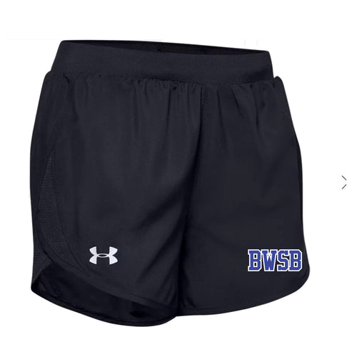 WOMENS UA FLY-BY 2.0 SHORTS