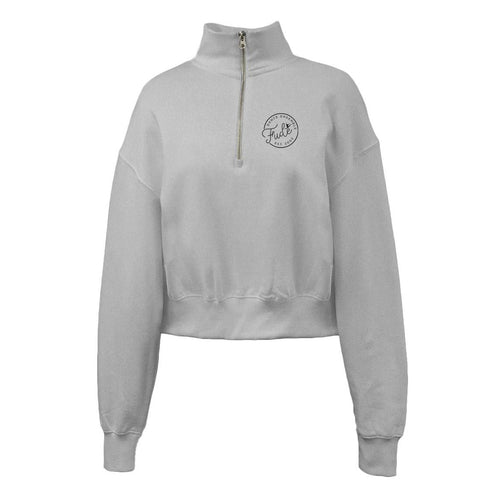 CROP FLEECE 1/4 ZIP