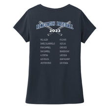 Load image into Gallery viewer, WOMENS TRI BLEND V-NECK ROSTER TEE