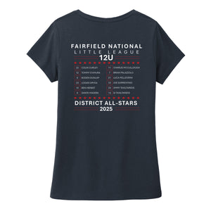 WOMENS TRI-BLEND ROSTER TEE
