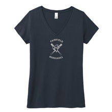 Load image into Gallery viewer, WOMENS TRI BLEND V-NECK ROSTER TEE