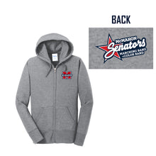 Load image into Gallery viewer, LADIES FULL ZIP HOODED SWEATSHIRT