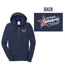 Load image into Gallery viewer, LADIES FULL ZIP HOODED SWEATSHIRT