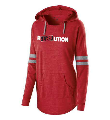 LADIES HOODED PULLOVER