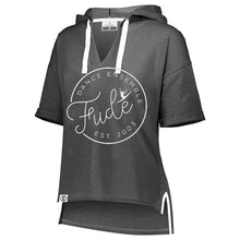 Load image into Gallery viewer, LADIES SHORT SLEEVE HOODIE