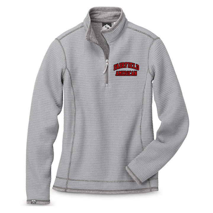 WOMEN’S WAFFLE KNIT PULLOVER