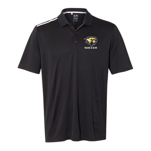 ADIDAS SHOULDER-STRIPE POLO