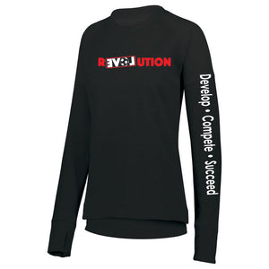 LADIES TONAL HEATHER PULLOVER