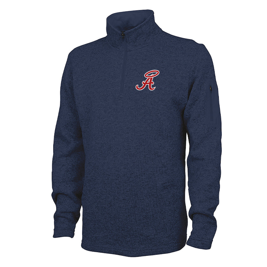MEN'S HEATHERED FLEECE PULLOVER
