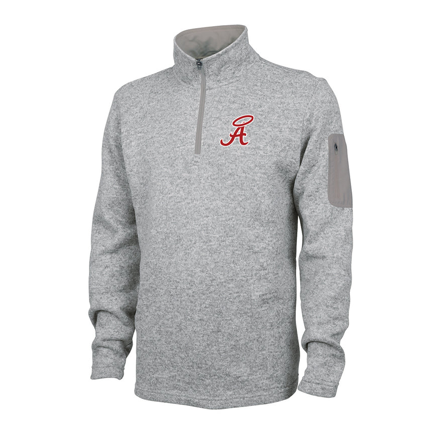 MEN'S HEATHERED FLEECE PULLOVER