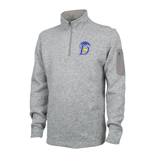 MEN'S HEATHERED FLEECE PULLOVER