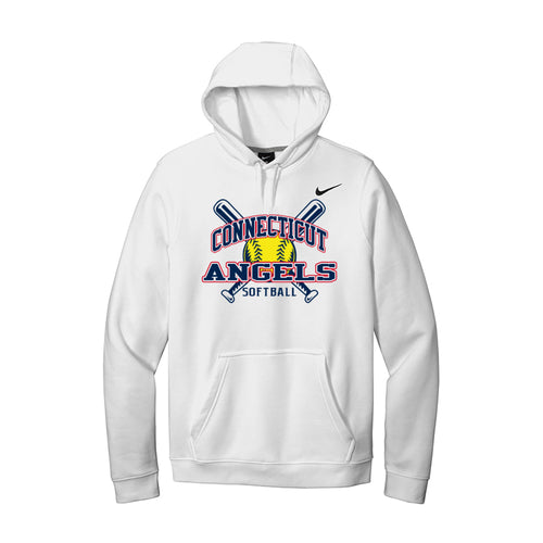 NIKE CLUB FLEECE HOODIE - WHITE