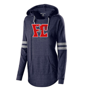 LADIES HOODED PULLOVER