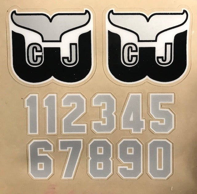 CJW HELMET DECALS