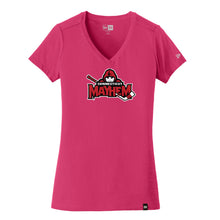 Load image into Gallery viewer, NEW ERA LADIES V-NECK TEE