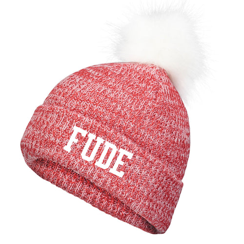 FAUX FUR POM BEANIE
