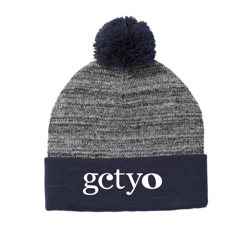 CONTRAST POM BEANIE