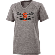 Load image into Gallery viewer, Ladies Short Sleeve V-Neck Shirt