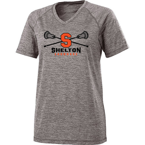 Ladies Short Sleeve V-Neck Shirt