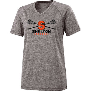 Ladies Short Sleeve V-Neck Shirt